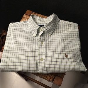 Ralph Lauren Button Down Spring Plaid Shirt